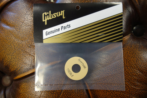 Gibson PRWA-030 Toggle Switch Washer (Cream, Gold Imprint)