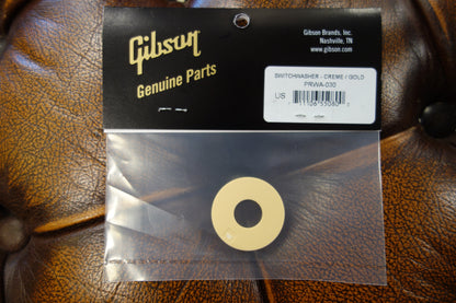 Gibson PRWA-030 Toggle Switch Washer (Cream, Gold Imprint)