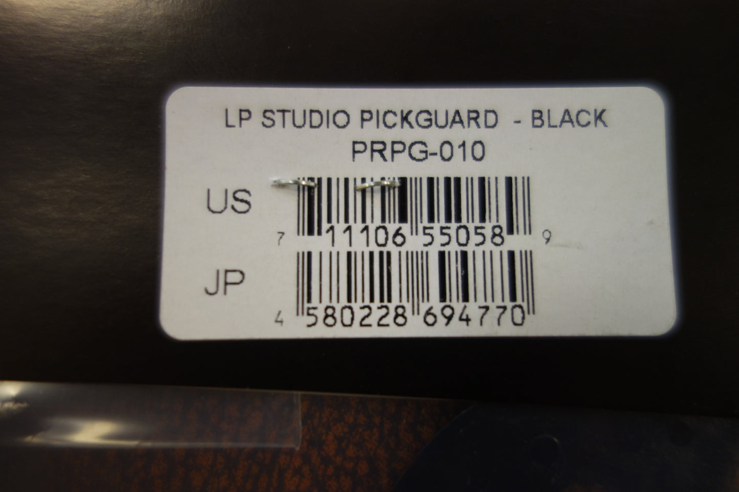 Gibson PRPG-010 Les Paul Studio Pickguard (Black)