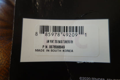 Fender Pure Vintage '70s Bass Tuning Machines set of 4