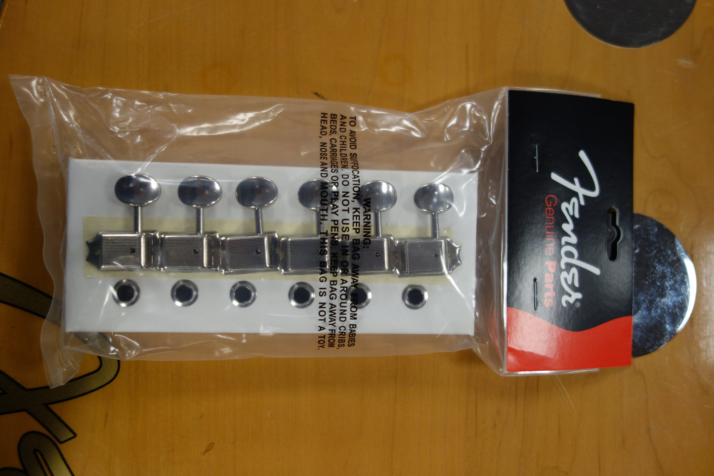 Fender American Vintage Stratocaster/Telecaster Tuning Machines (Left-Hand) Nickel