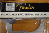 Fender Pickguard Stratocaster ENG turned HSS Clear Metal 099-1380-000