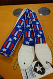 Souldier Stars & Bars Red White Blue guitar straps