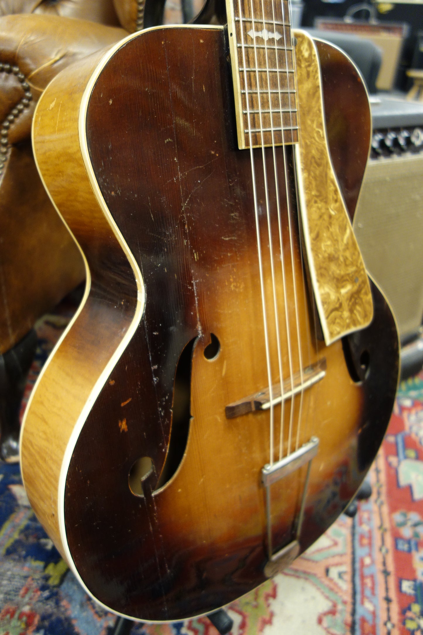 Slingerland Nite Hawk Jazz Guitar 30s Sunburst